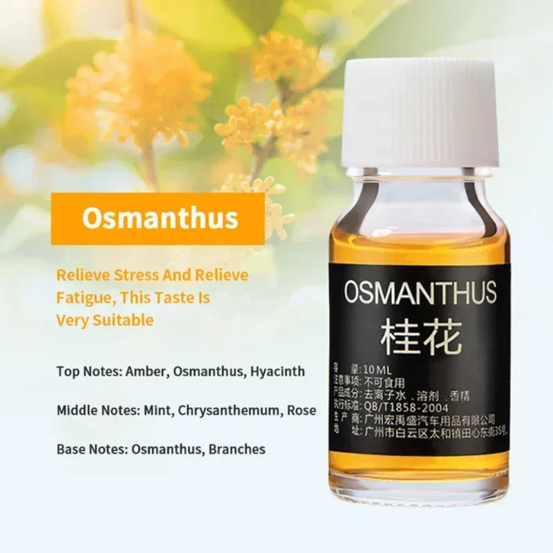 Plant Aromatherapy Oil for Diffuser Humidifier Household/Vehicles Air Freshener Fragrance/Essential Oil Car Interier Accessories