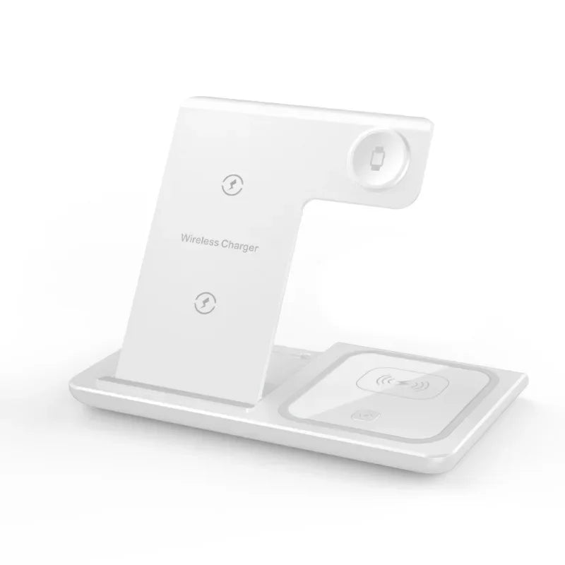 3-in-1 Foldable Wireless Fast Charger Station for iPhone & Apple Watch
