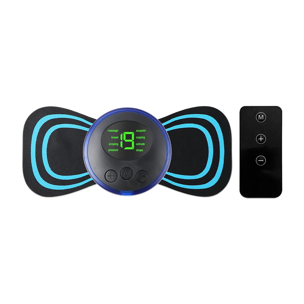 Mini Portable EMS Neck Massager for Cervical Pain Relief