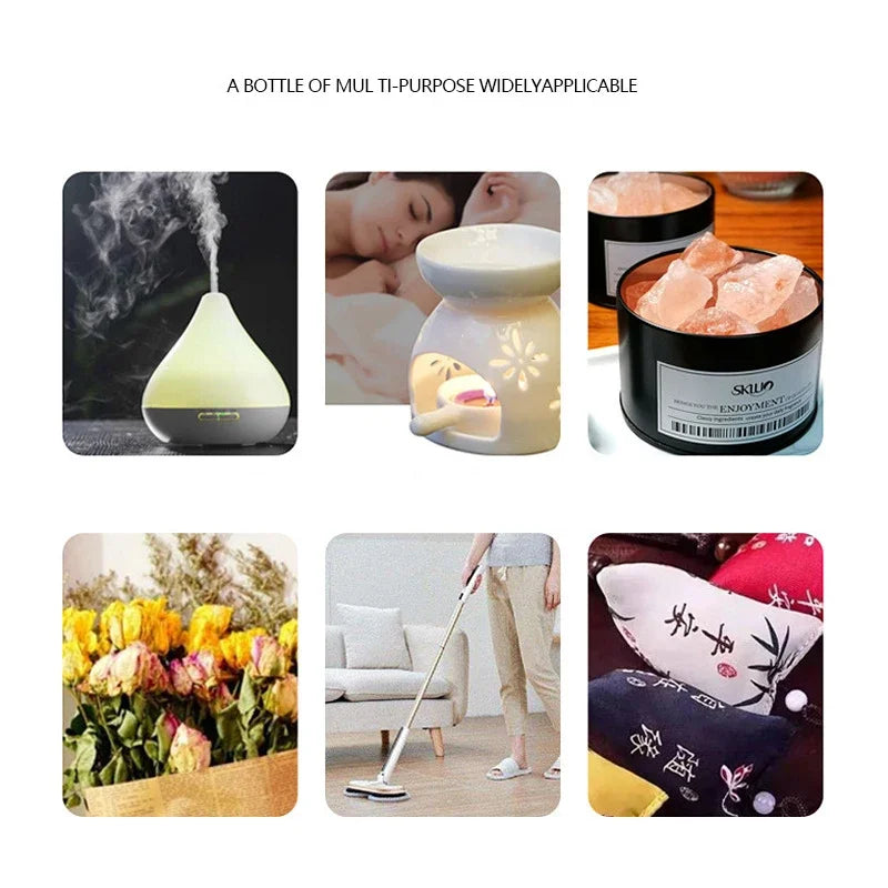Plant Aromatherapy Oil for Diffuser Humidifier Household/Vehicles Air Freshener Fragrance/Essential Oil Car Interier Accessories