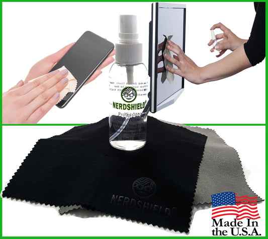 3 in 1 Professional Screen Cleaner for Cellphones, Tablets, Portable Game Consoles, VR Sets, Cameras and Binoculars.