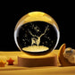 3D Crystal Galaxy Night Light – Glowing Planetary Lamp