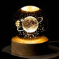 3D Crystal Galaxy Night Light – Glowing Planetary Lamp