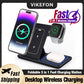 3-in-1 Foldable Wireless Fast Charger Station for iPhone & Apple Watch