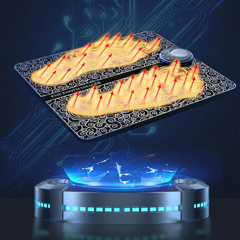 Electric Foot Massager Pad with EMS Muscle Stimulation