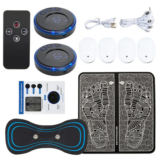 Electric Foot Massager Pad with EMS Muscle Stimulation