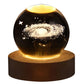 3D Planetary Crystal Night Light