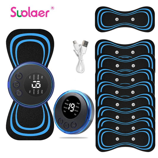 Mini Portable EMS Neck Massager for Cervical Pain Relief