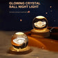 Unique 3D Crystal Ball Lamp with Galaxy Projections – USB Night Light