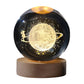 3D Planetary Crystal Night Light