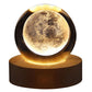 3D Planetary Crystal Night Light