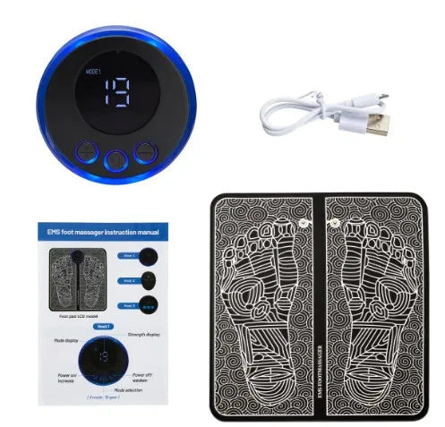 Electric Foot Massager Pad with EMS Muscle Stimulation