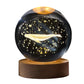 3D Planetary Crystal Night Light