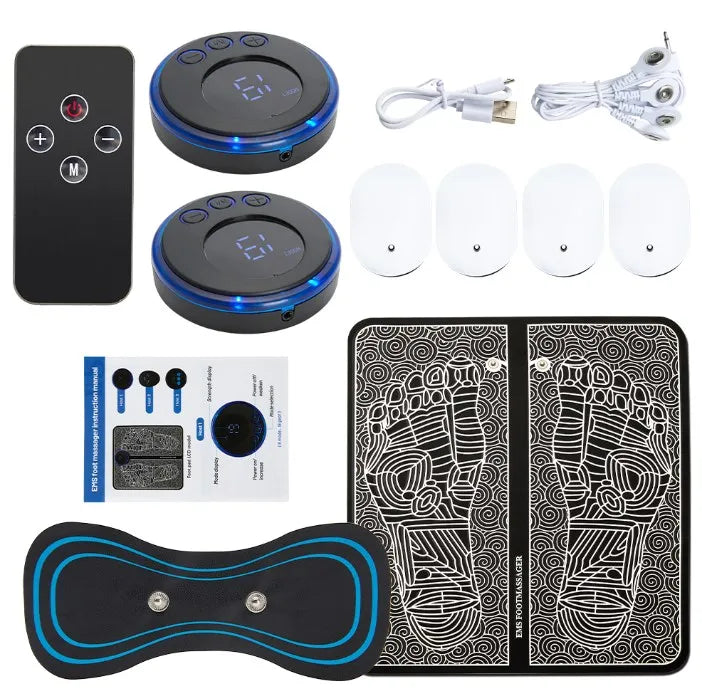 Electric Foot Massager Pad with EMS Muscle Stimulation